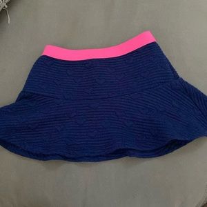 Cat & Jack size 3T navy skirt with hearts